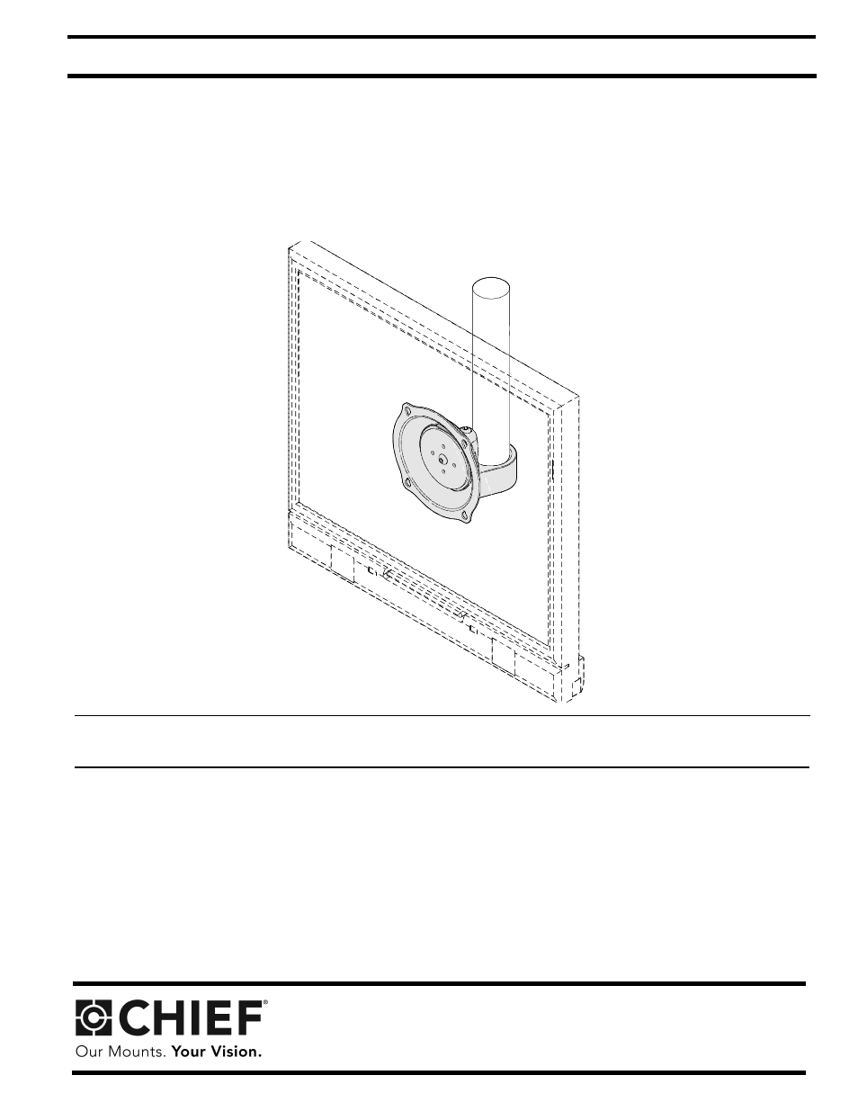 Chief Manufacturing Direct Attach Ceiling Mount JHS Series User Manual | 6 pages