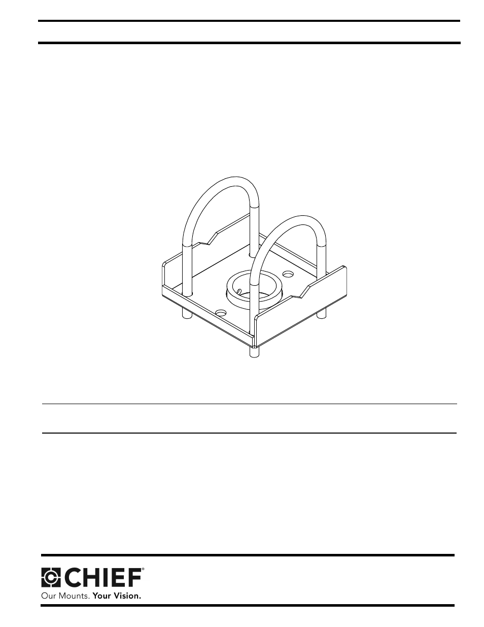 Chief Manufacturing Truss Ceiling Adapter CMA365 User Manual | 6 pages