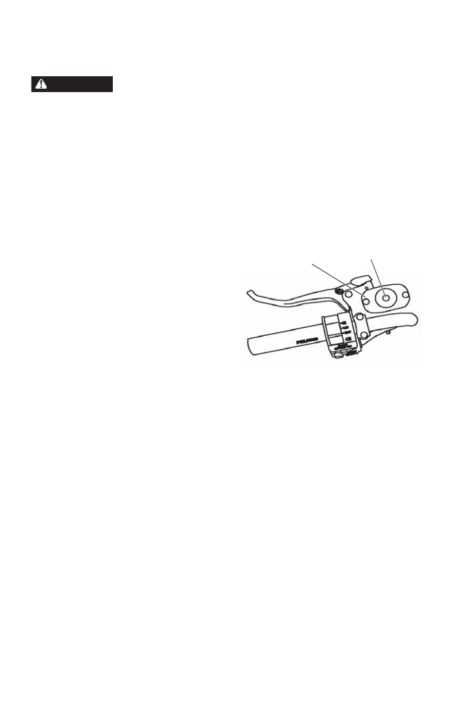 Features and controls, Master cylinder/brake fluid | Polaris 2014 ATV Sportsman 570 EFI User Manual | Page 30 / 148