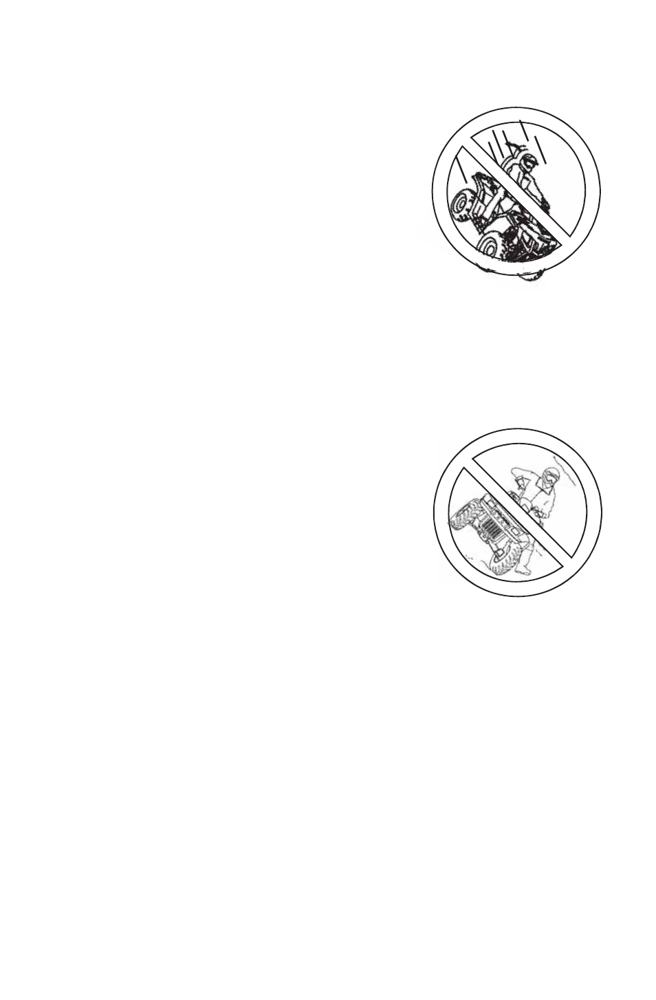 Safety, Safety warnings, Descending hills improperly | Crossing hillsides | Polaris 2014 ATV Sportsman 400 HO User Manual | Page 17 / 148