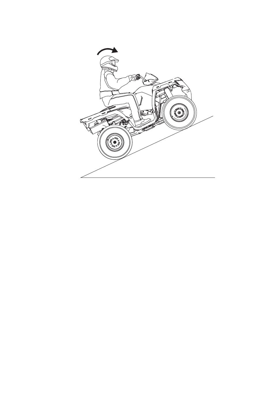 Operation, Driving uphill | Polaris 2014 ATV Sportsman 400 HO User Manual | Page 53 / 148