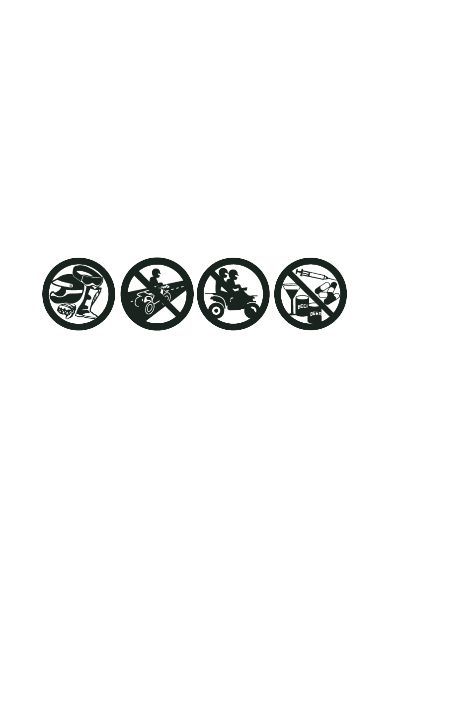 Safety, Safety labels and locations, General warning | Polaris 2014 ATV Sportsman 800 EFI User Manual | Page 24 / 147