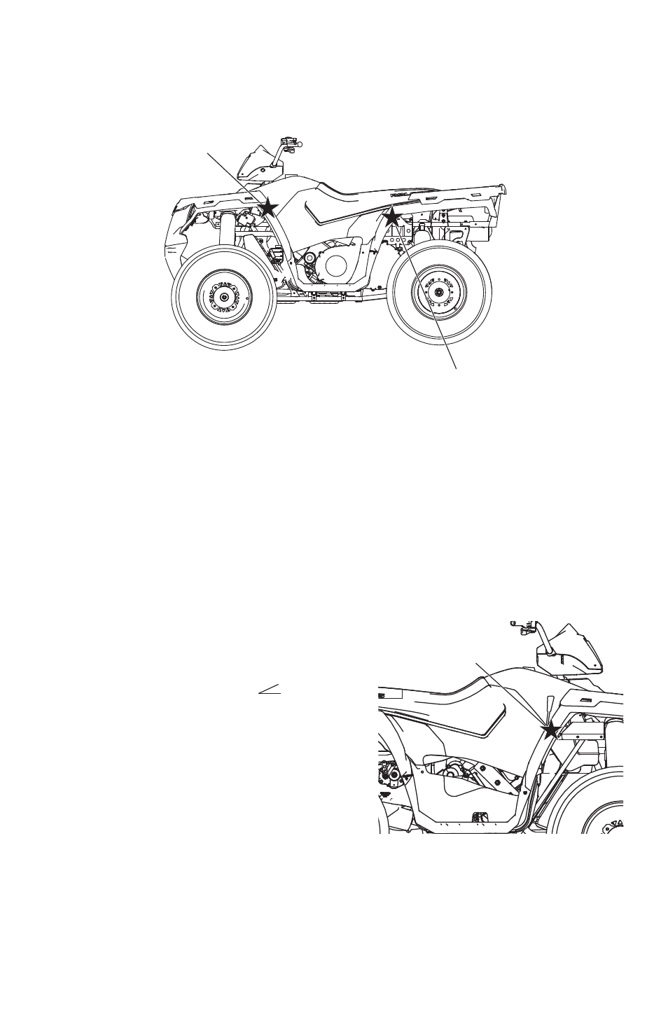 Safety, Safety labels and locations, Tire pressure/load warning | Discretionary warning | Polaris 2014 ATV Sportsman 800 EFI User Manual | Page 25 / 147