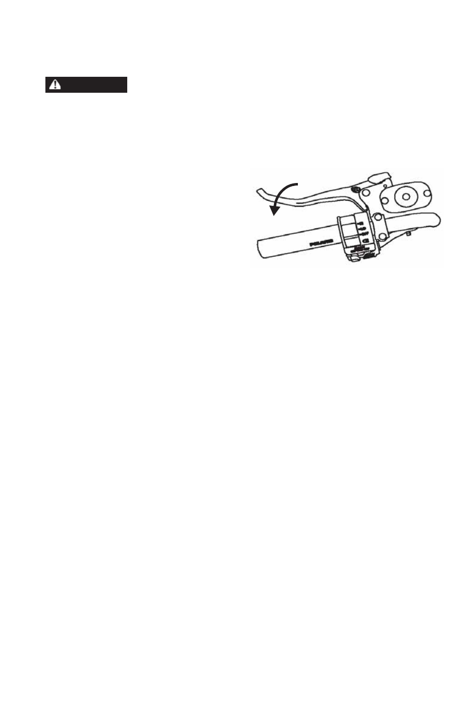 Features and controls, Brake lever | Polaris 2014 ATV Sportsman 800 EFI User Manual | Page 31 / 147