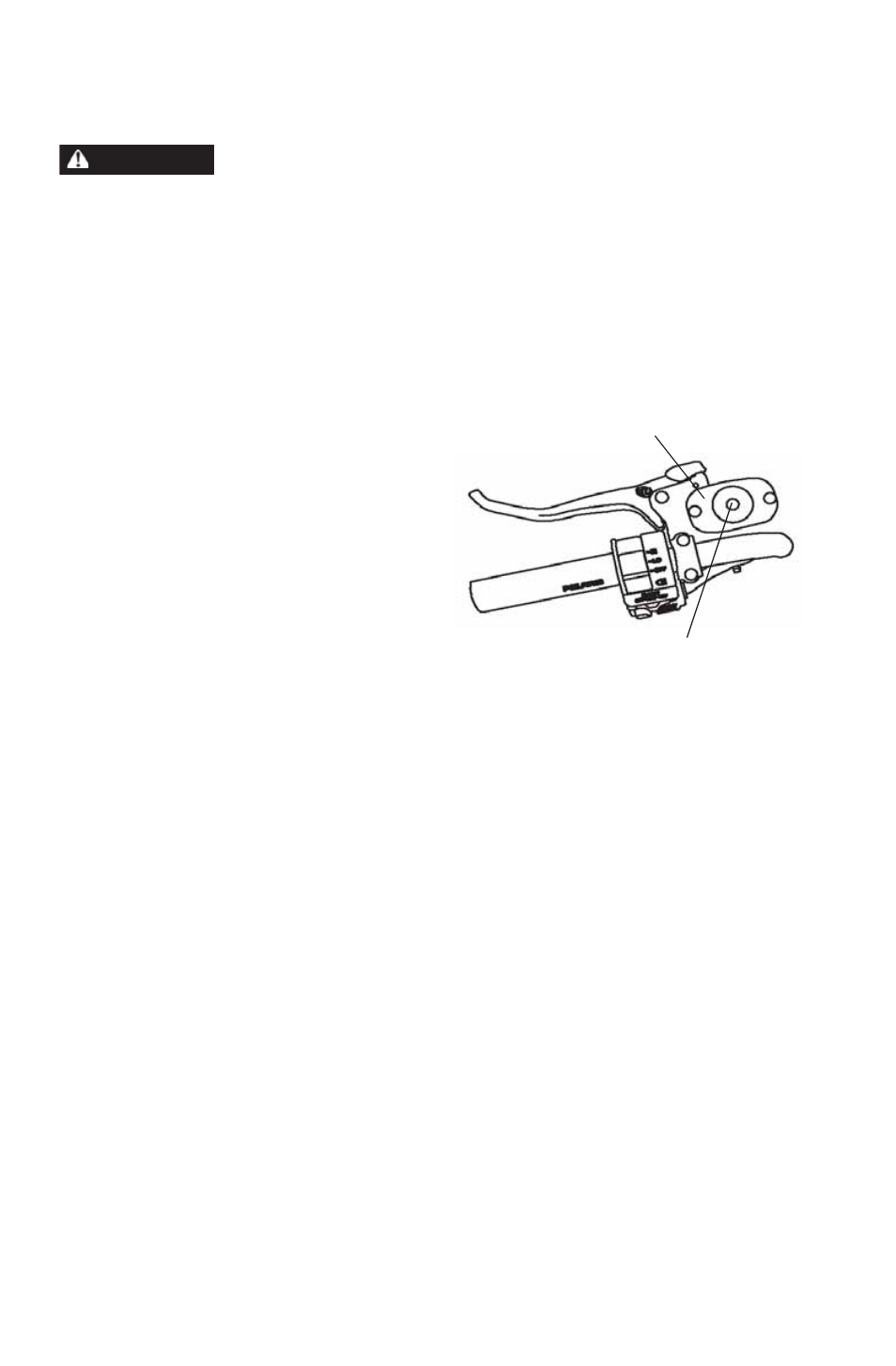 Features and controls, Master cylinder/brake fluid | Polaris 2014 ATV Sportsman 800 EFI User Manual | Page 32 / 147
