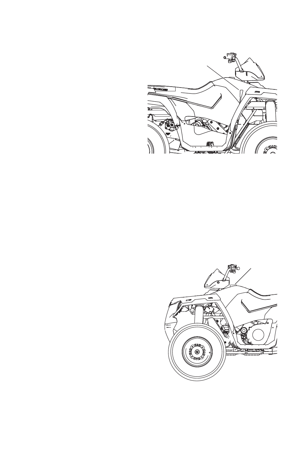 Features and controls, Automatic transmission gear selector, Fuel tank cap | Polaris 2014 ATV Sportsman 800 EFI User Manual | Page 35 / 147