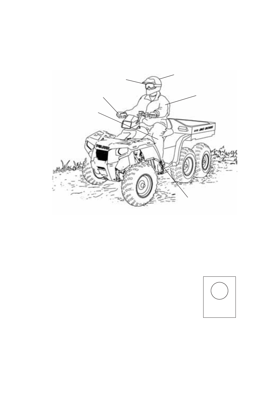 Safety, Safe riding gear | Polaris 2014 ATV Sportsman Big Boss 6x6 User Manual | Page 10 / 152