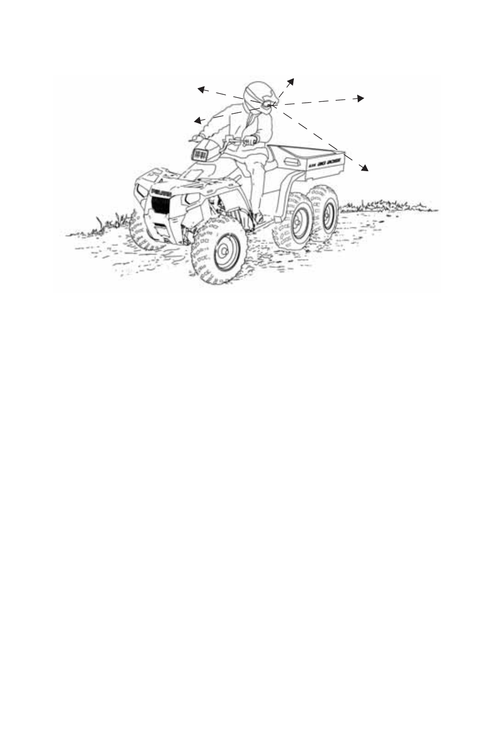 Operation, Driving in reverse | Polaris 2014 ATV Sportsman Big Boss 6x6 User Manual | Page 63 / 152