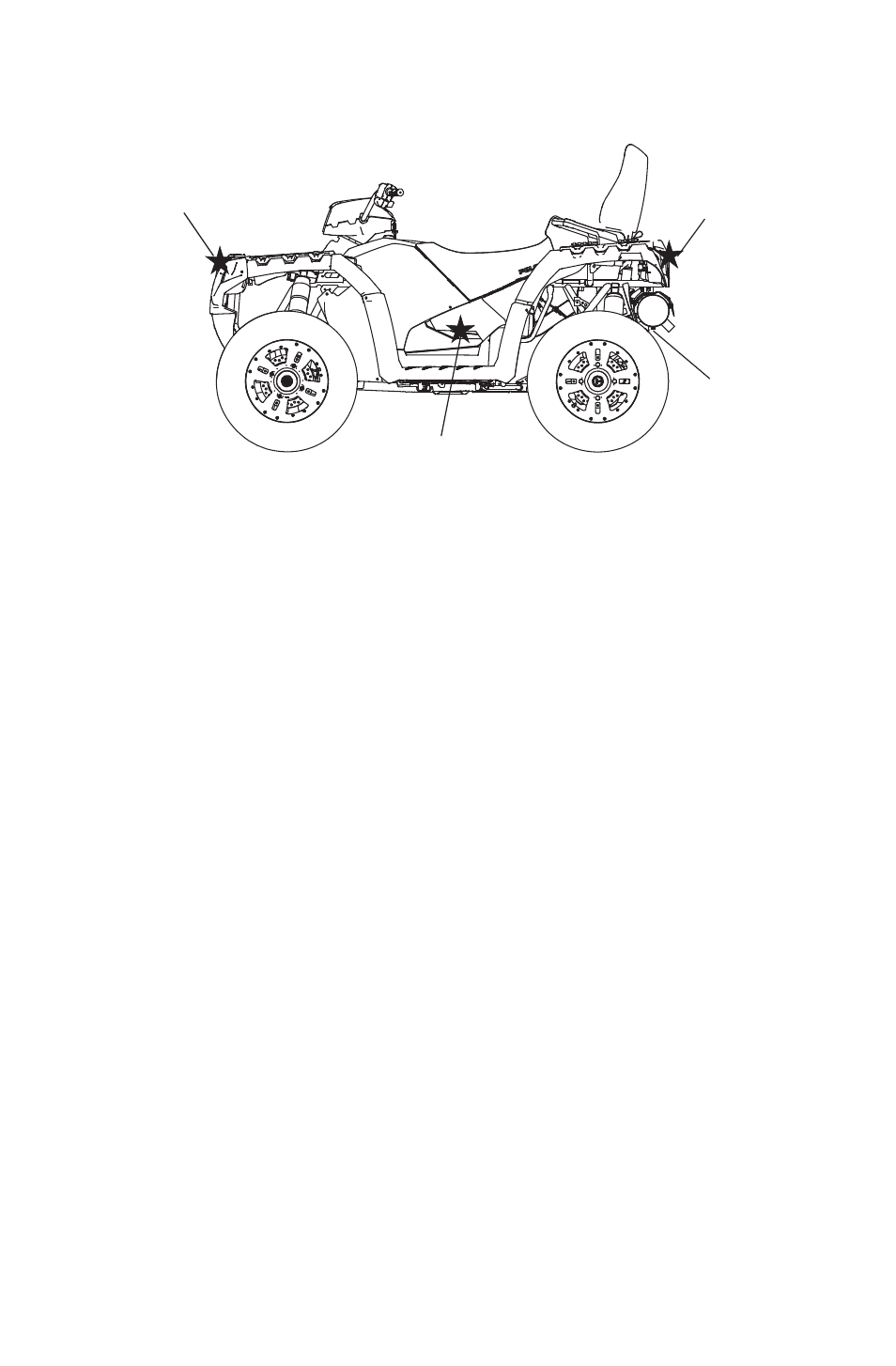 Safety, Safety labels and locations, Rack/box warning | Clutch cover warning, Hitch capacity label | Polaris 2014 ATV Sportsman Touring 550 EPS User Manual | Page 27 / 163