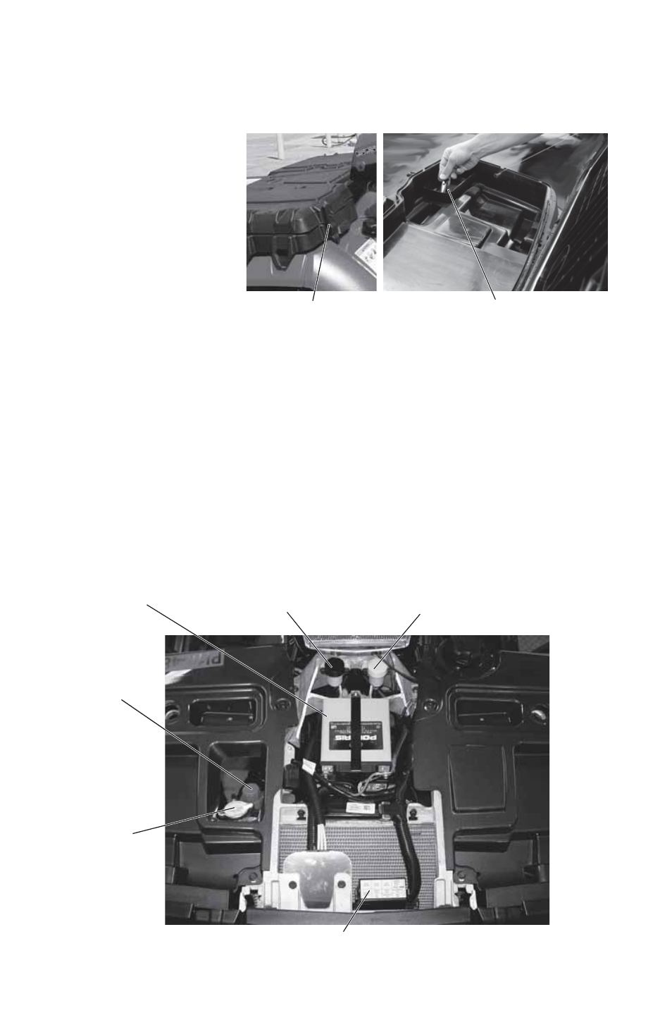 Features and controls, Front storage box | Polaris 2014 ATV Sportsman Touring 550 EPS User Manual | Page 38 / 163