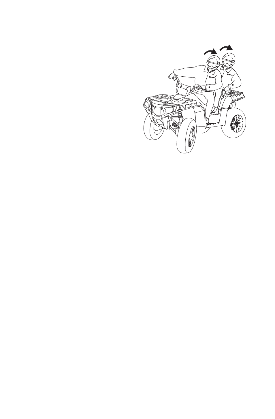 Operation, Turning the vehicle | Polaris 2014 ATV Sportsman Touring 550 EPS User Manual | Page 61 / 163