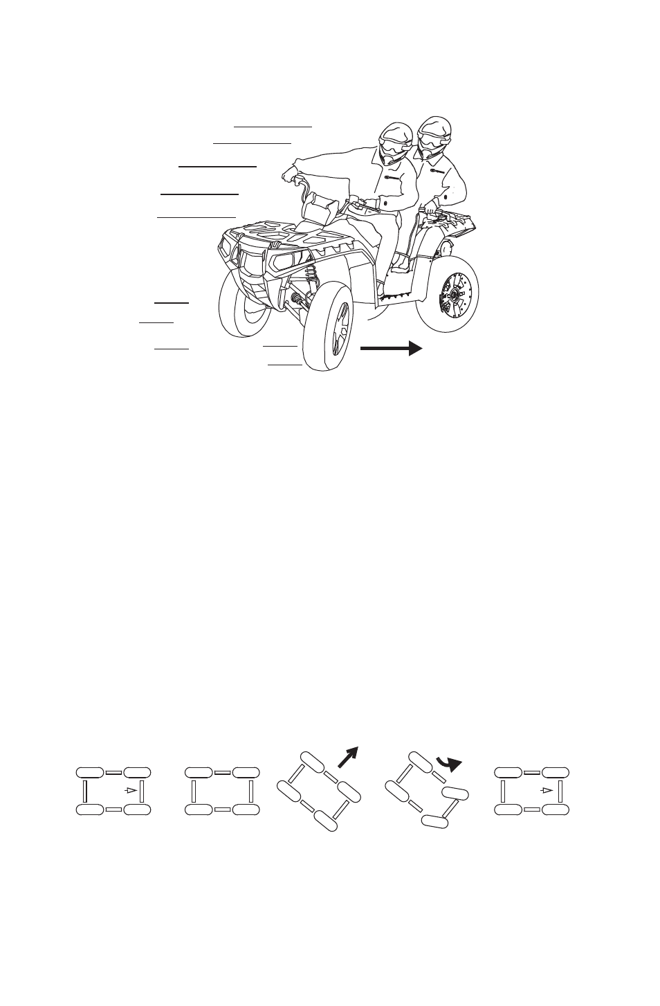 Operation, Driving on slippery surfaces | Polaris 2014 ATV Sportsman Touring 550 EPS User Manual | Page 64 / 163