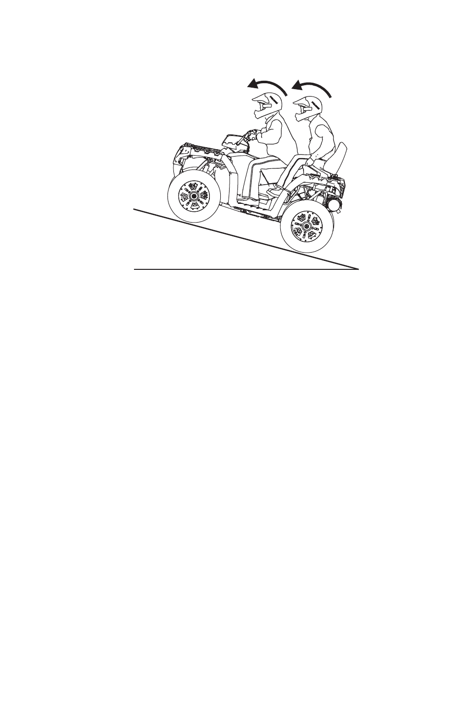 Operation, Driving uphill | Polaris 2014 ATV Sportsman Touring 550 EPS User Manual | Page 65 / 163