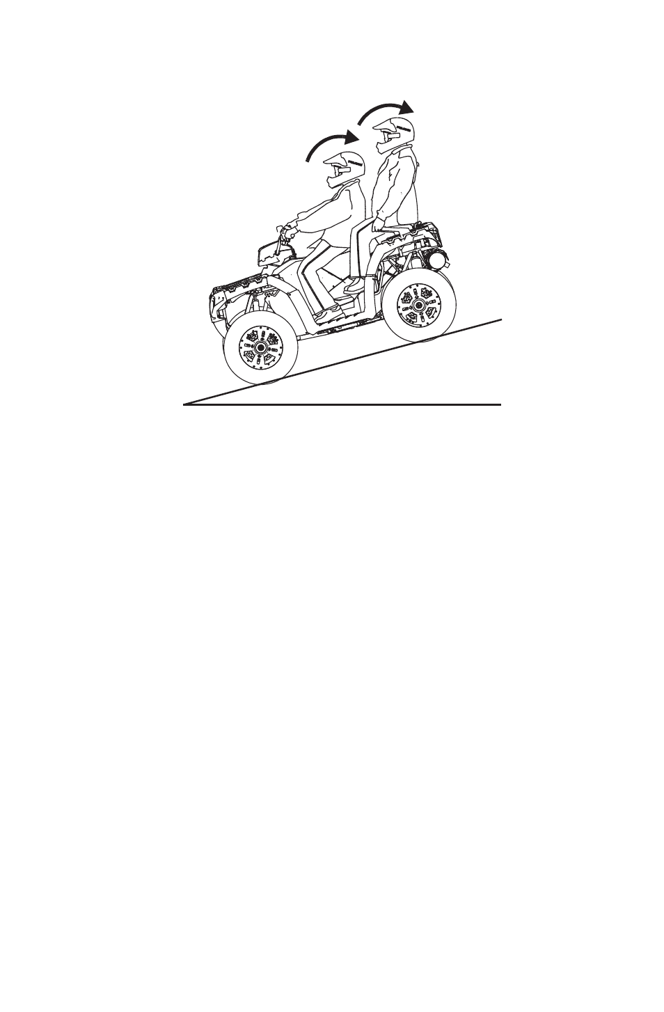 Operation, Driving downhill | Polaris 2014 ATV Sportsman Touring 550 EPS User Manual | Page 67 / 163