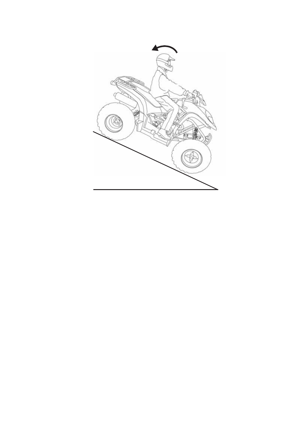Operation, Driving downhill | Polaris 2014 ATV Phoenix 200 User Manual | Page 47 / 114