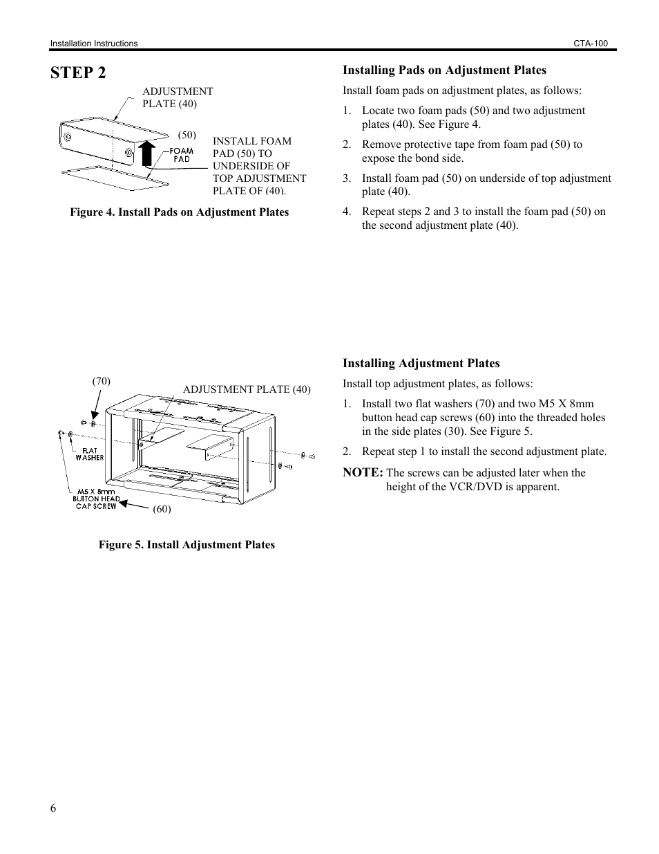 Step 2 | Chief Manufacturing CTA-100 User Manual | Page 6 / 9