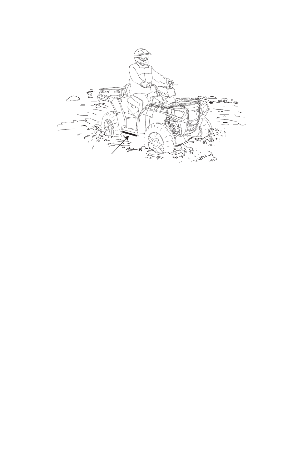 Operation, Driving through water | Polaris 2014 ATV Sportsman X2 550 EPS User Manual | Page 72 / 166