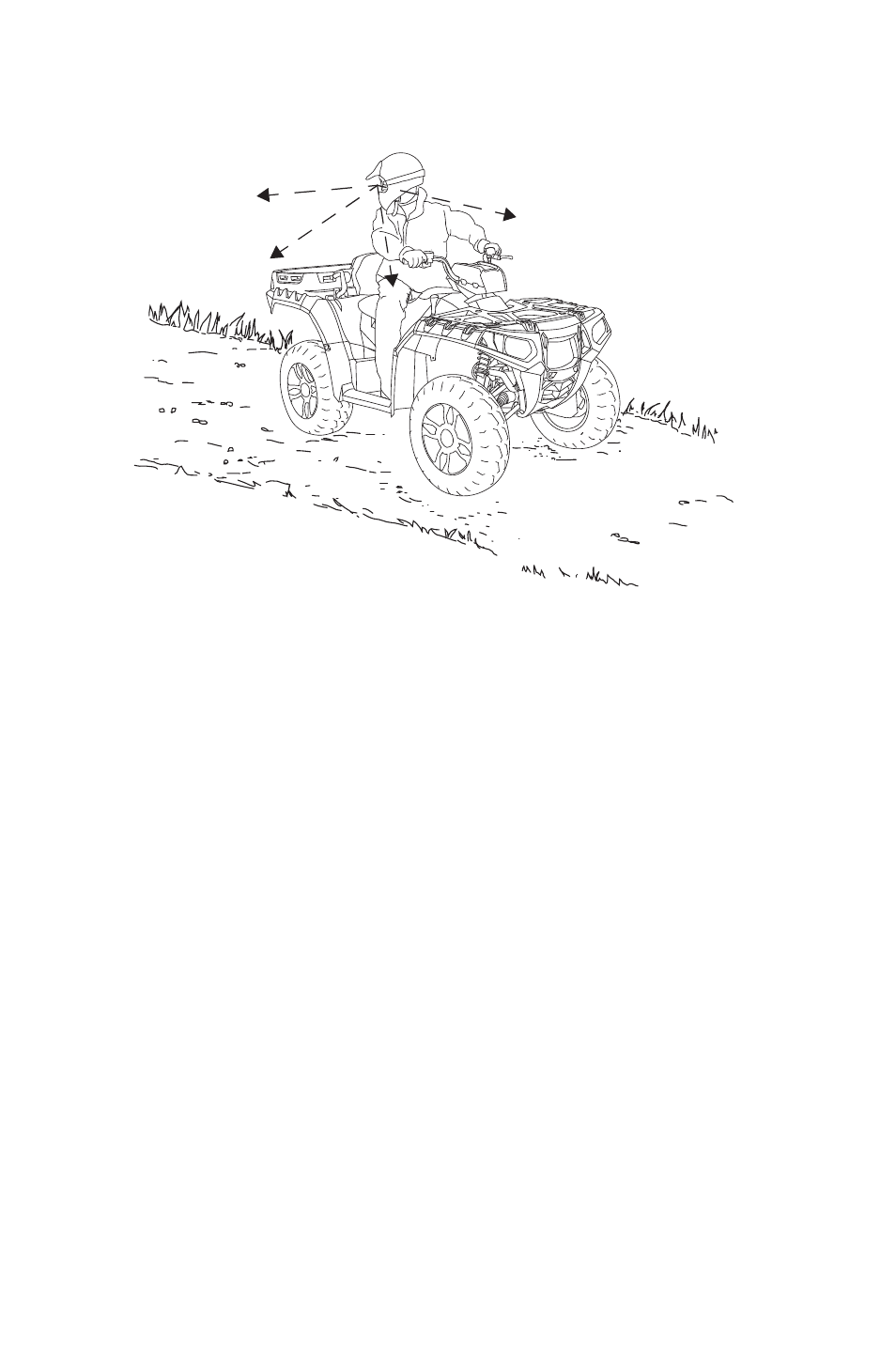 Operation, Driving in reverse | Polaris 2014 ATV Sportsman X2 550 EPS User Manual | Page 74 / 166