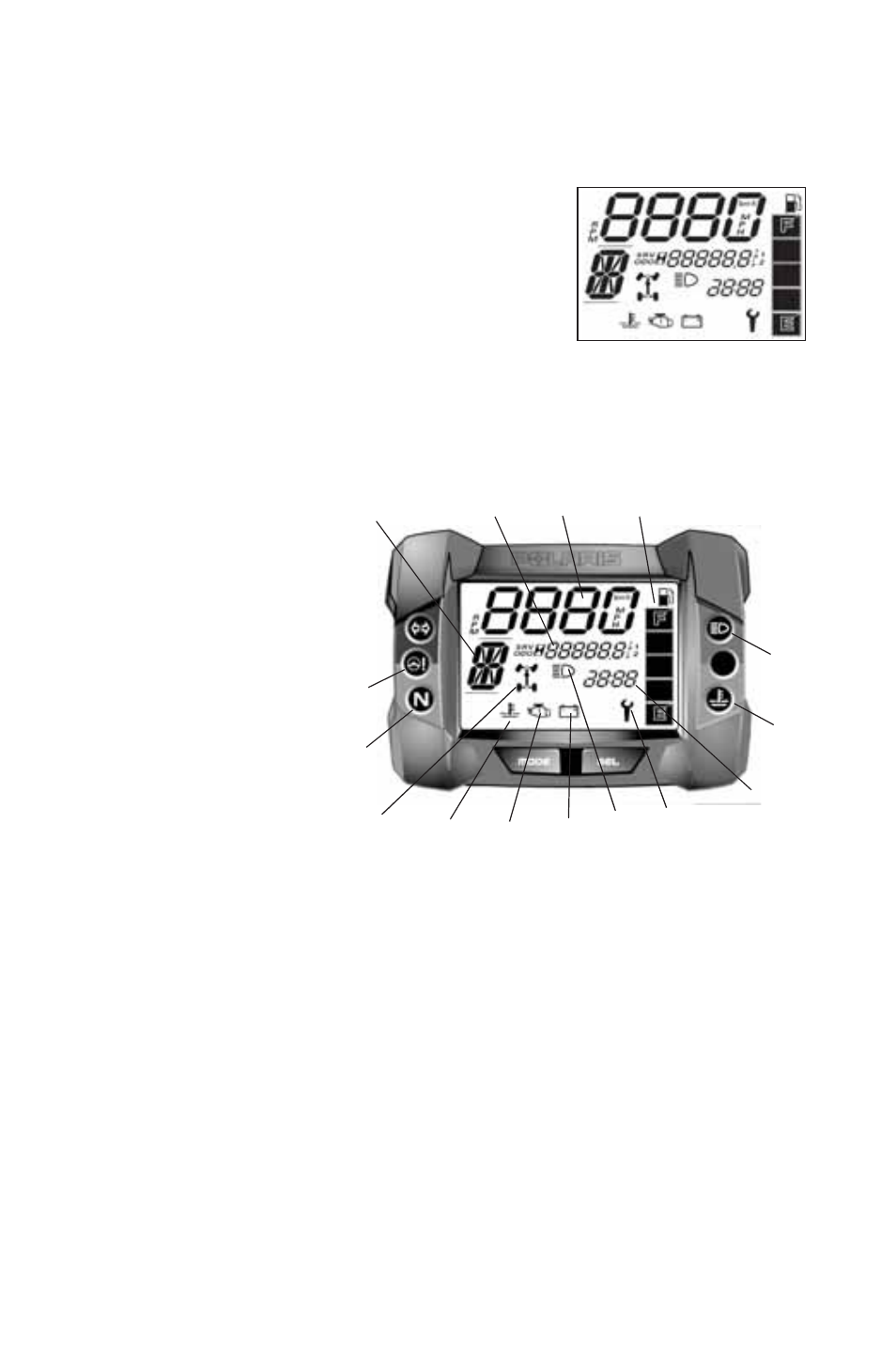 Features and controls, Instrument cluster | Polaris 2014 ATV Sportsman 550 EPS User Manual | Page 44 / 160