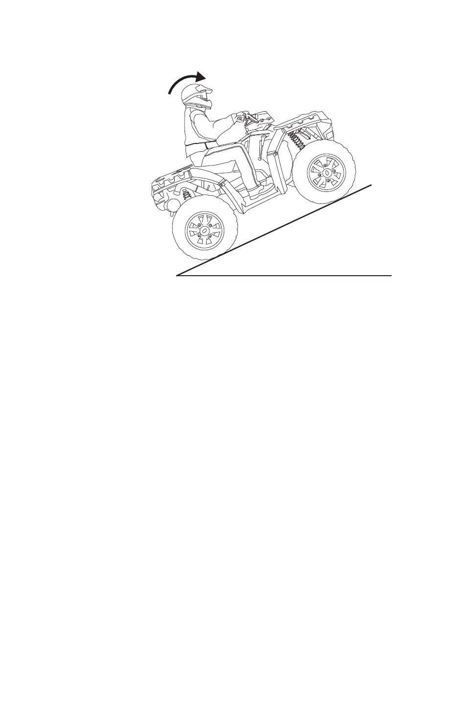 Operation, Driving uphill | Polaris 2014 ATV Sportsman 550 EPS User Manual | Page 63 / 160