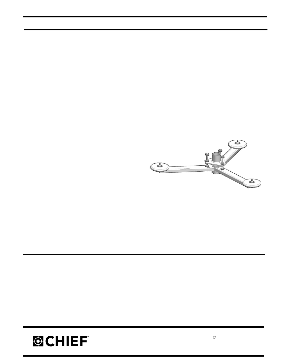 Chief Manufacturing Vibration Mount CMA-347 User Manual | 8 pages