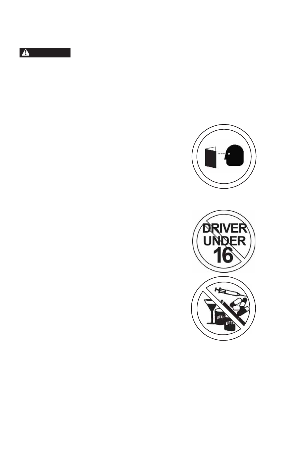 Safety, Safety warnings | Polaris 2015 ATV Sportsman ACE 570 User Manual | Page 16 / 153