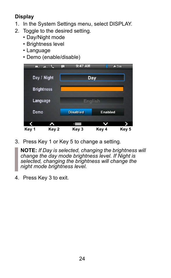 Polaris 2015 ATV Interactive Digital Display User Manual | Page 25 / 74