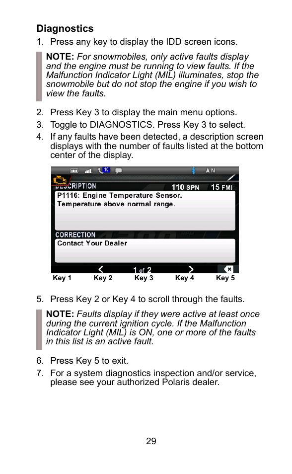 Polaris 2015 ATV Interactive Digital Display User Manual | Page 30 / 74