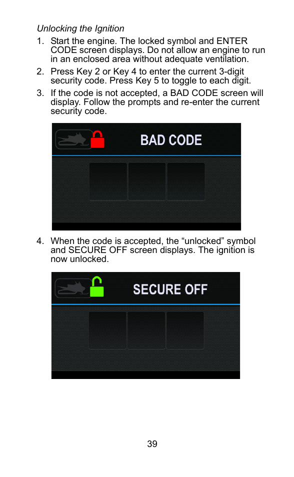 Polaris 2015 ATV Interactive Digital Display User Manual | Page 40 / 74