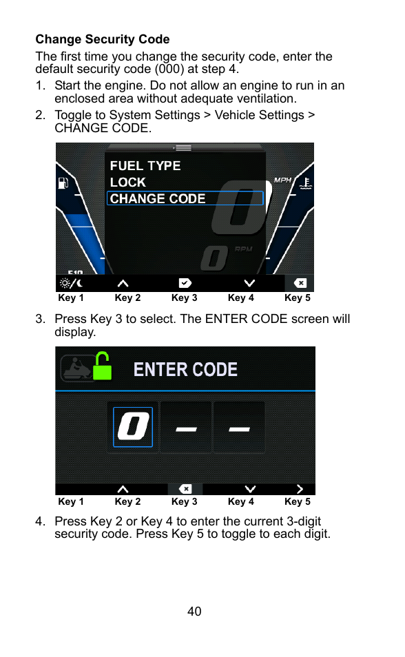 Polaris 2015 ATV Interactive Digital Display User Manual | Page 41 / 74