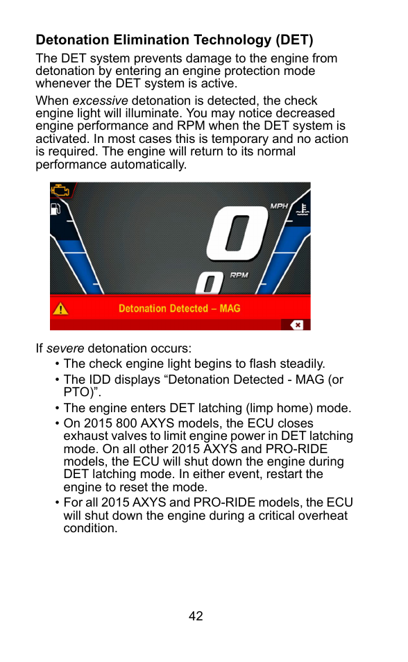 Polaris 2015 ATV Interactive Digital Display User Manual | Page 43 / 74