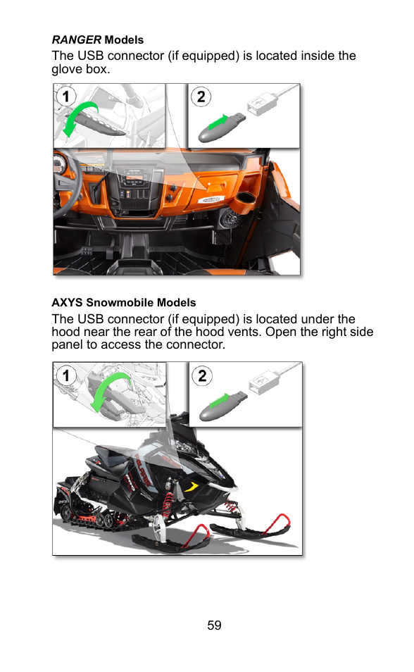 Polaris 2015 ATV Interactive Digital Display User Manual | Page 60 / 74