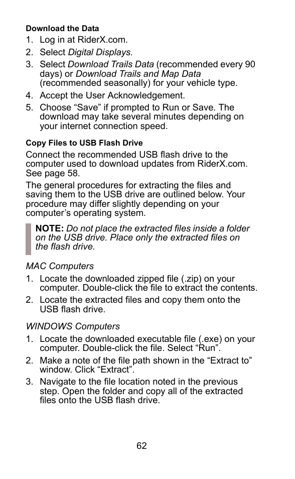 Polaris 2015 ATV Interactive Digital Display User Manual | Page 63 / 74