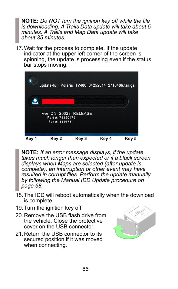 Polaris 2015 ATV Interactive Digital Display User Manual | Page 67 / 74