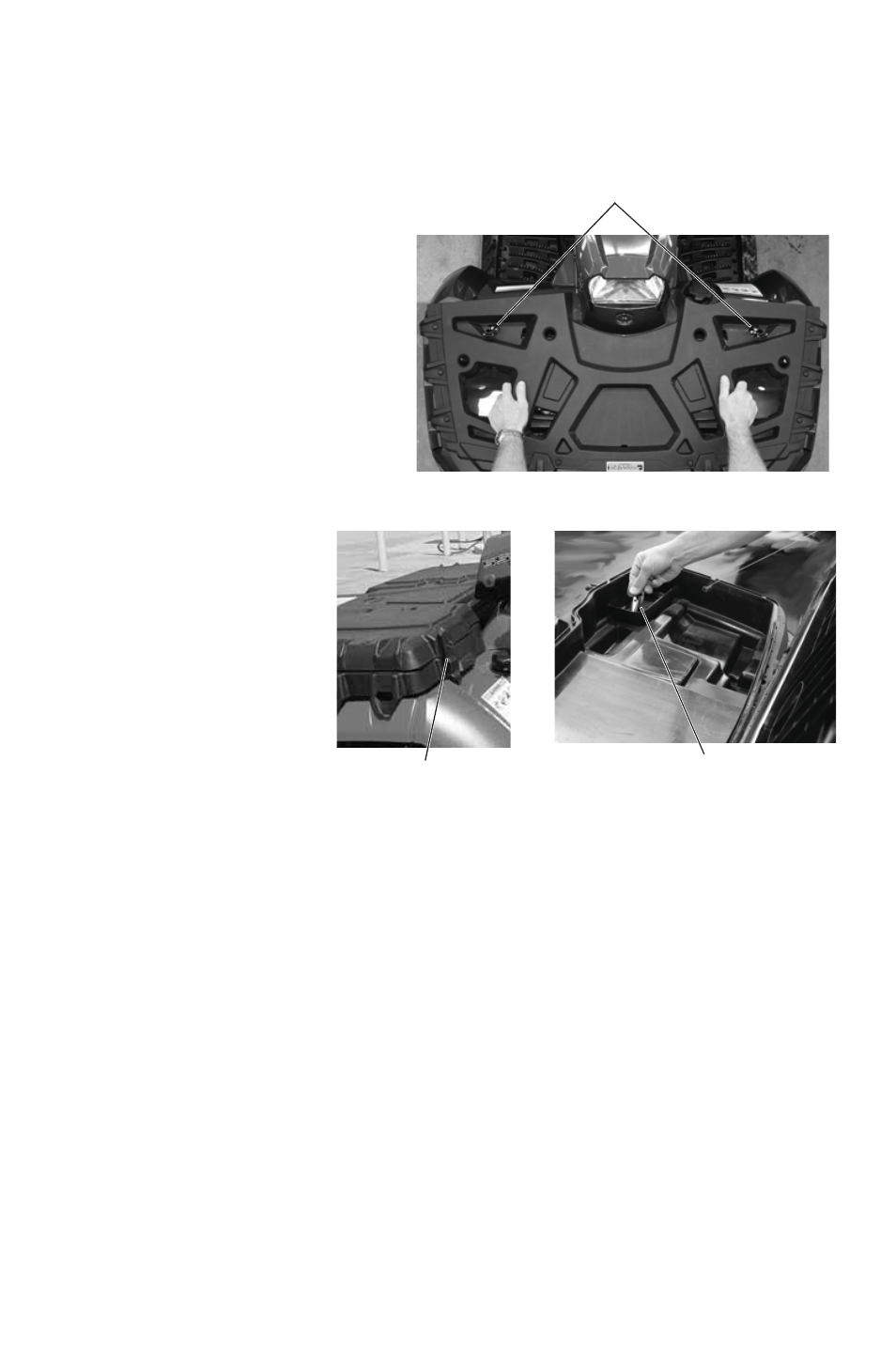 Features and controls, Front compartment | Polaris 2016 ATV Sportsman 850 User Manual | Page 41 / 167