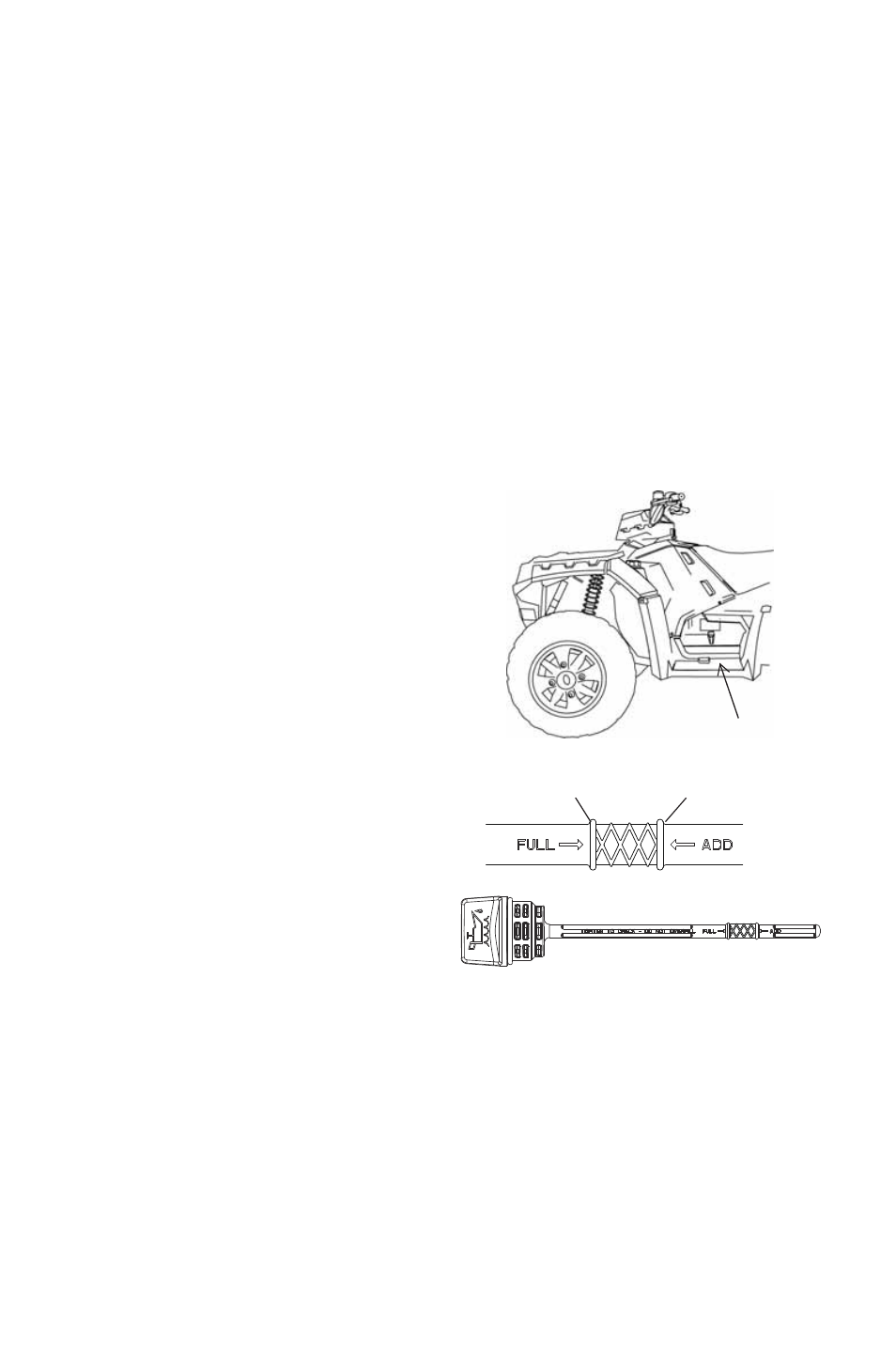 Maintenance, Engine oil | Polaris 2016 ATV Sportsman 850 User Manual | Page 99 / 167