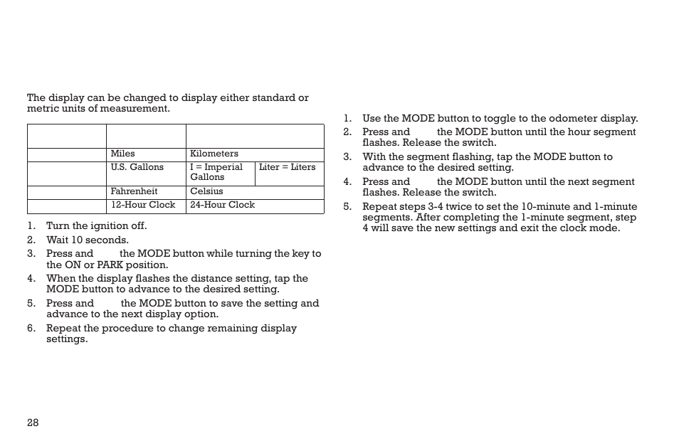 Instruments, features and controls, Instrument cluster, Multi-function display (mfd) | Polaris 2015 INDIAN Scout User Manual | Page 30 / 122