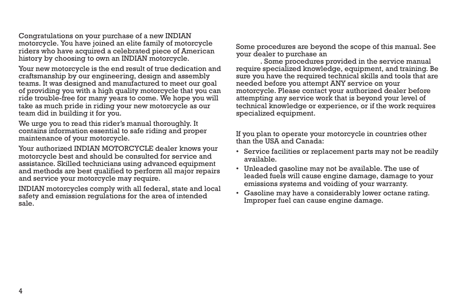Introduction | Polaris 2015 INDIAN Scout User Manual | Page 6 / 122