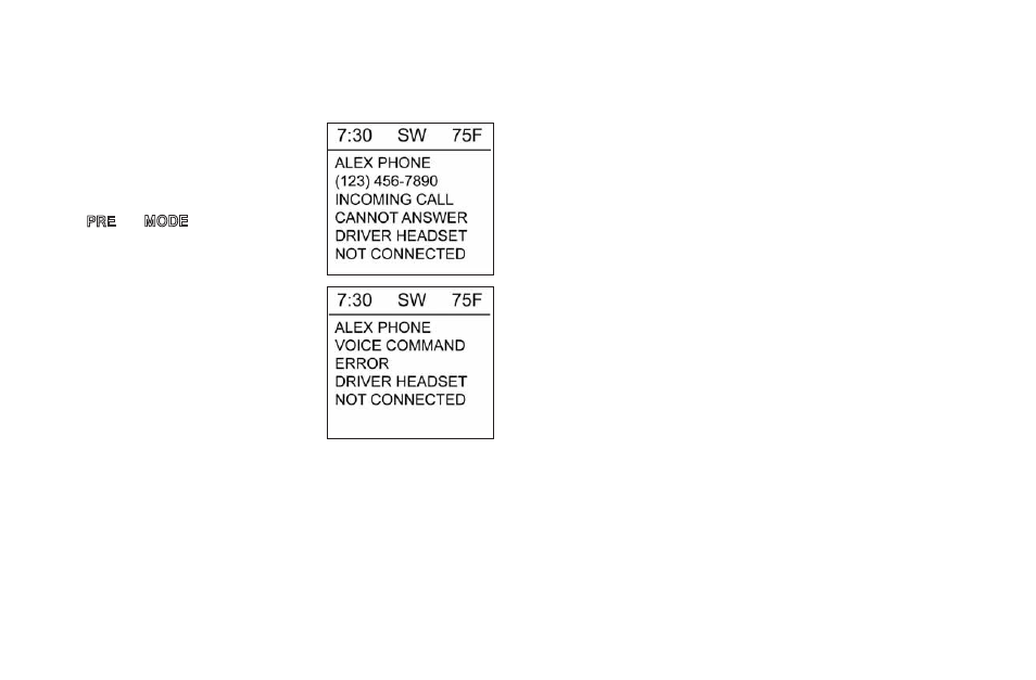 Audio system, Voice recognition mode | Polaris 2016 INDIAN Chief Classic User Manual | Page 184 / 200