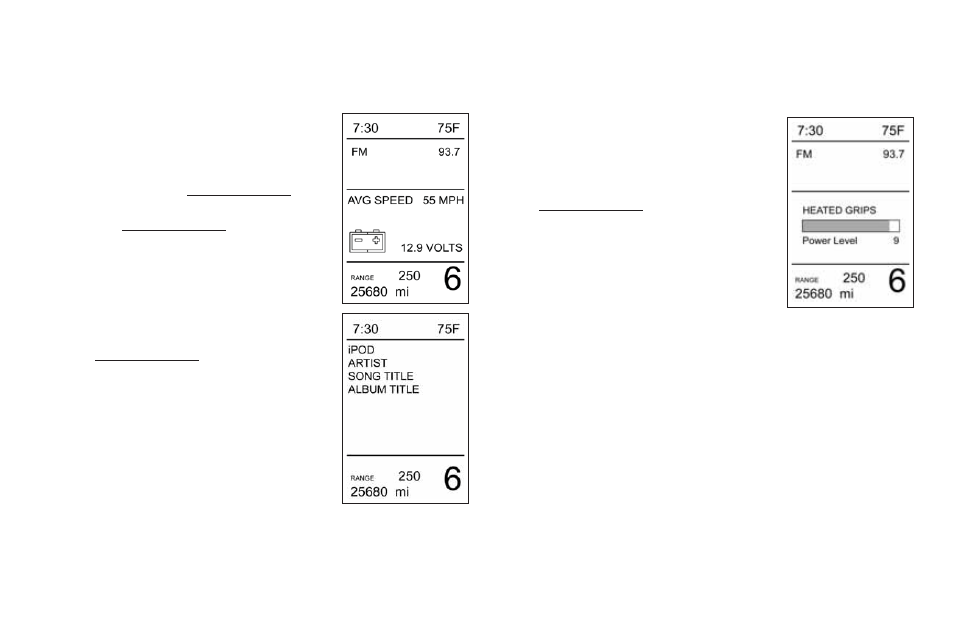 Instruments, features and controls, Instrument cluster (chieftain/roadmaster) | Polaris 2016 INDIAN Chief Classic User Manual | Page 47 / 200