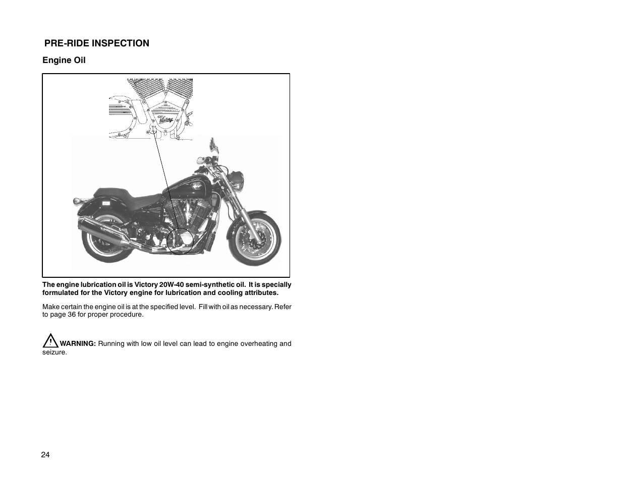 Polaris 2000 Victory Sport Cruiser User Manual | Page 29 / 73