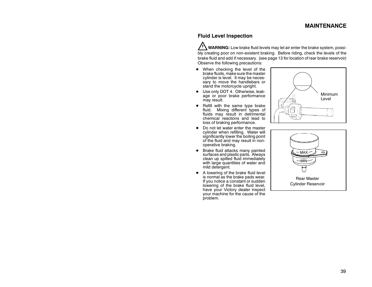 Maintenance | Polaris 2000 Victory Sport Cruiser User Manual | Page 44 / 73