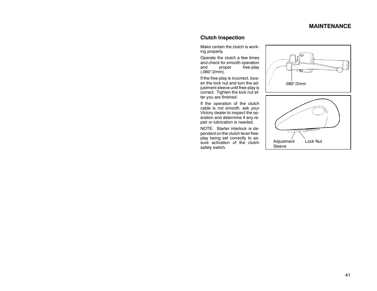 Maintenance | Polaris 2000 Victory Sport Cruiser User Manual | Page 46 / 73