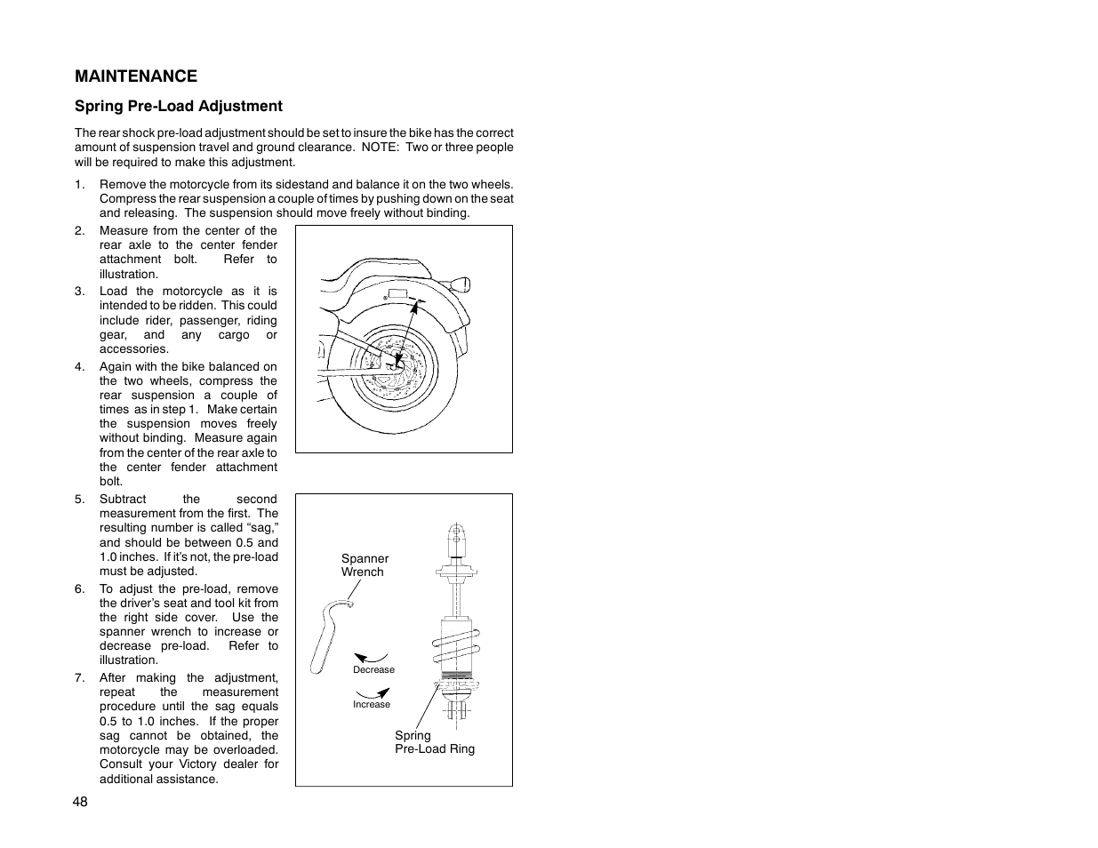 Maintenance | Polaris 2000 Victory Sport Cruiser User Manual | Page 53 / 73