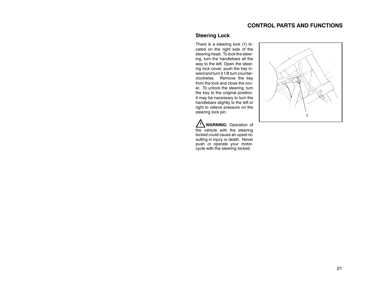 Control parts and functions | Polaris 2000 Victory Special Edition User Manual | Page 28 / 76