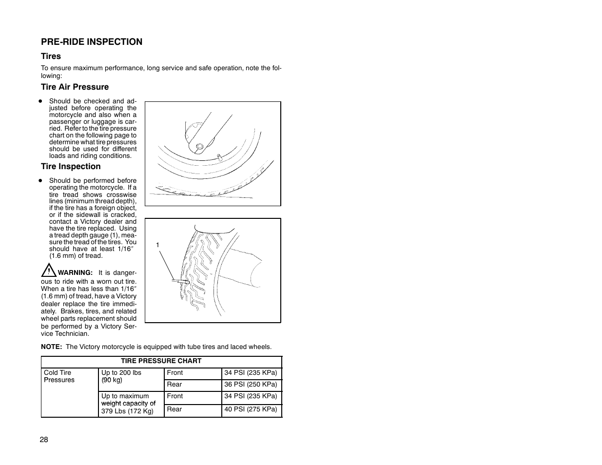 Pre-ride inspection | Polaris 2000 Victory Special Edition User Manual | Page 35 / 76