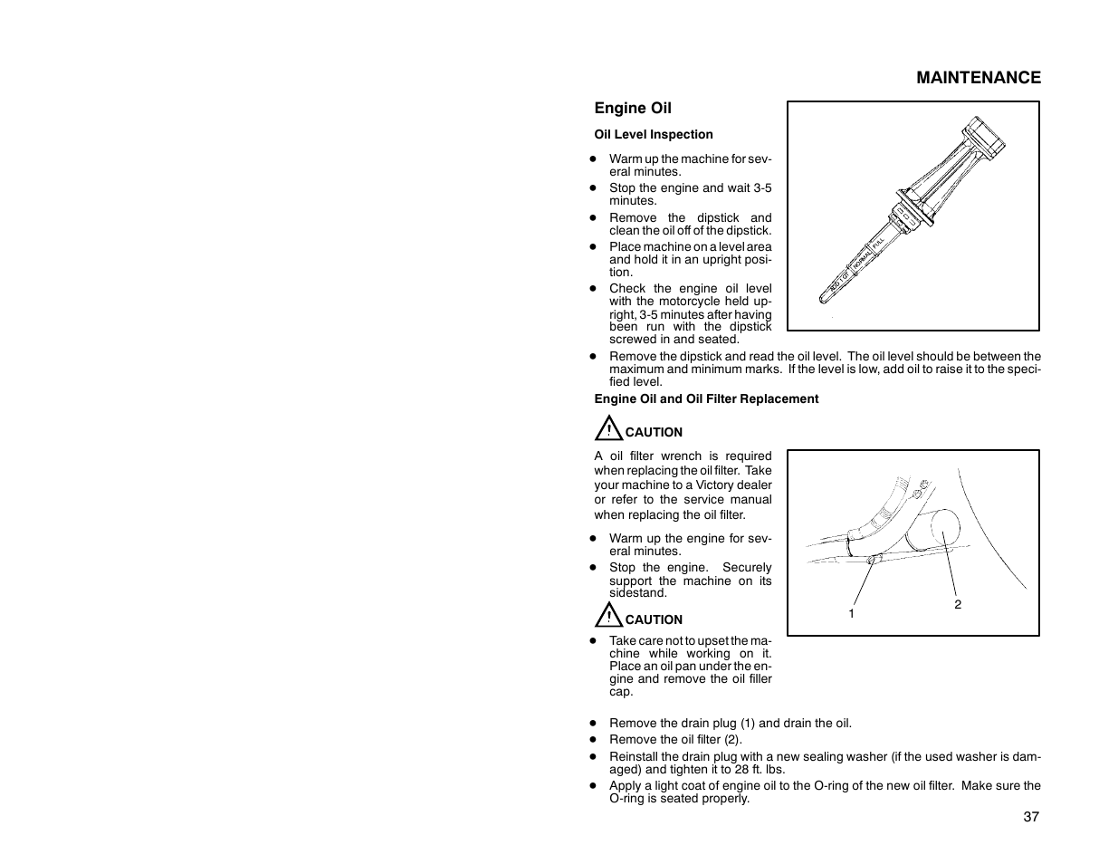 Maintenance | Polaris 2000 Victory Special Edition User Manual | Page 44 / 76