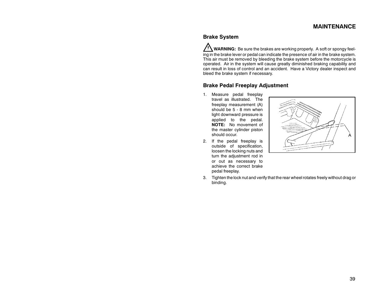 Maintenance | Polaris 2000 Victory Special Edition User Manual | Page 46 / 76