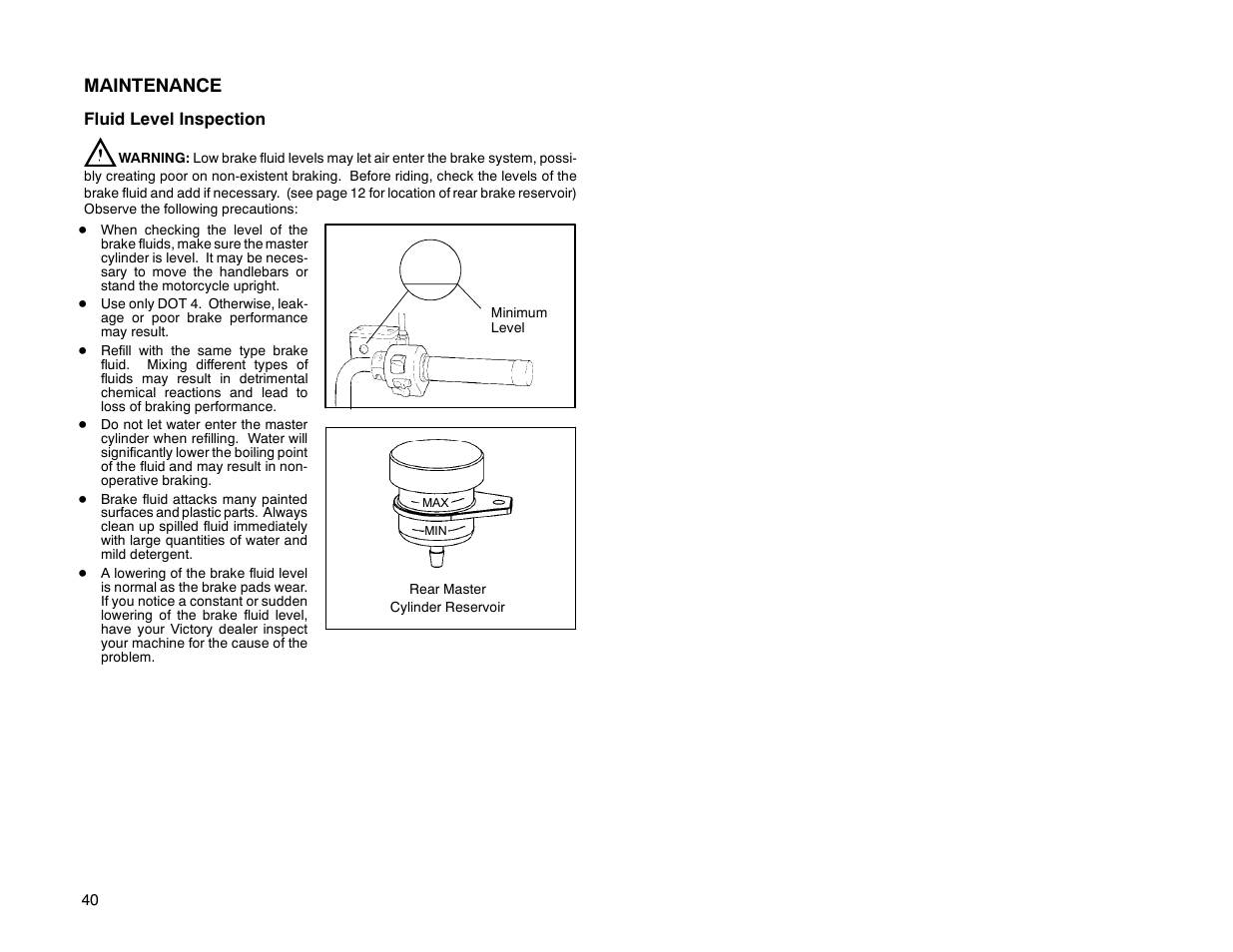 Maintenance | Polaris 2000 Victory Special Edition User Manual | Page 47 / 76