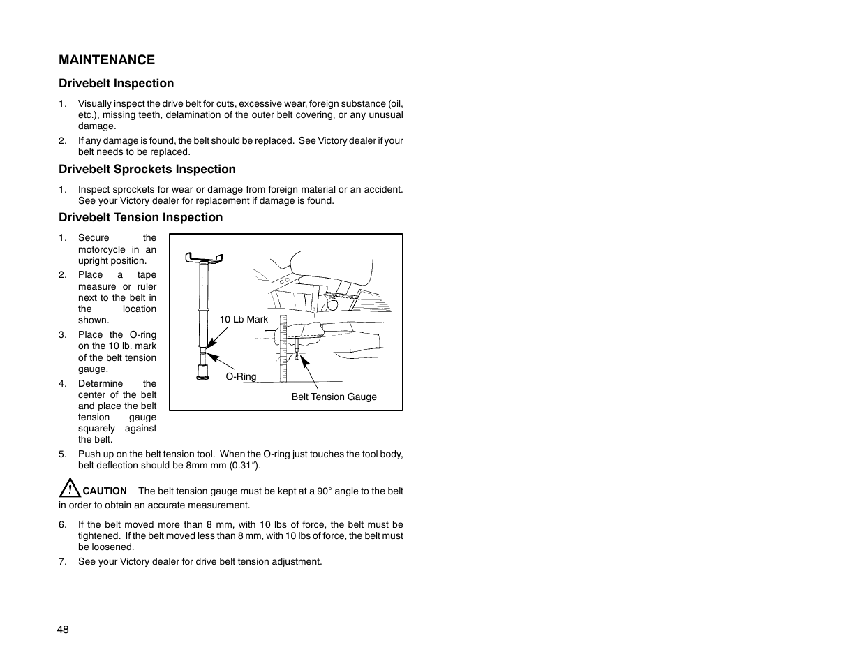 Maintenance | Polaris 2000 Victory Special Edition User Manual | Page 55 / 76